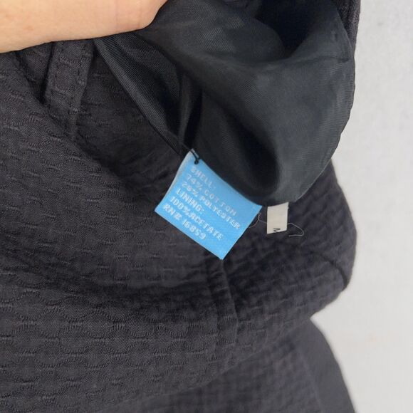 J McLaughlin Skirt Womens 10 Black Pencil Textured Minimal Career Capsule Work - Picture 13 of 14